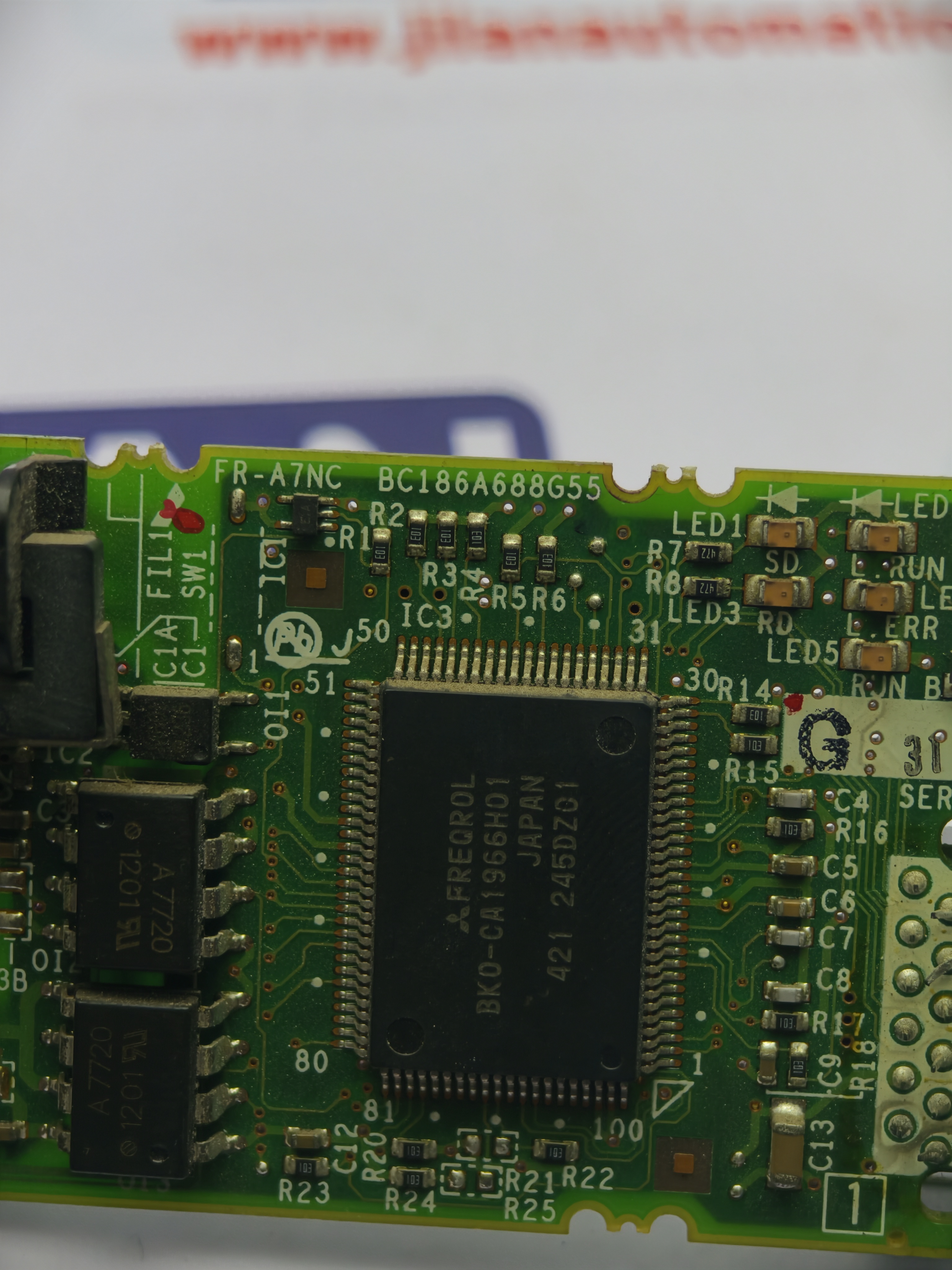 Mitsubishi BC186A688G55 frequency converter communication endcoder card FR-A7NC